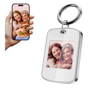 GUOMIS Digital Photo Frame, 1.5 Inch Digital Photo Frame, 200 × 200 Digital Photo Frame, Supports Uploading Photos, Texts and Emergency Contacts