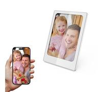 GUOMIS Digital Photo Frame, 1.5 Inch Digital Photo Frame, Upload Photos, Texts, Emergency Contact Numbers via Mobile App, Apple Find My (iOS), Suitable for Keys, Backpacks, Pendants