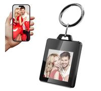 GUOMIS Electronic Picture Frame, 200 × 200 Digital Photo Frame, 1.5 Inch Digital Photo Frame, Supports Uploading Photos, Texts and Emergency Contacts