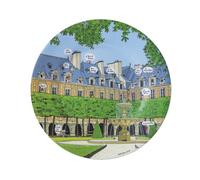 Guoml Petit Jour Place des Voges Dessert Plate Diameter 20 cm Melamine