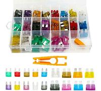 GUOQGXAY 220Pcs Car Fuses 2A 3A 5A 7.5A 10A 15A 20A 25A 30A 35A Mini Small Size Blade Car Fuse Assortment Set for Auto Car Truck