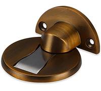 GUOQGXAY Self-Adhesive Door Stopper,Bumper Buffer,Stainless Steel Door Stopper Hidden Door Stops Holders for Floor Door Stop Furniture Hardware(Giallo)