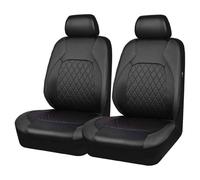 GUOQINGLH 2Pcs Front Car Seat Covers for Audi A3 2017, Auto Seat Protector Pair Waterproof Non-Slip Dirt-Resistant Seat Cushion,A/Black
