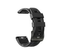 guoren 22/26mm Silicone Wacthband Fit For Garmin Fenix 8 51MM E 47MM 7X 7 6X 6 5X 5 Plus Epix Pro Gen 2 Instinct 2 2X Enduro 3 2(Style3 Black,22mm)
