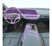 GUOSHENGYO Car GPS Navigation Film, Screen Film, Interior Invisible Car Cover, Transparent Protective Film，For Cadillac Lyrig 2022-2023