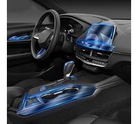 GUOSHENGYO Car Navigation GPS Screen Protector Invisible Transparent Film TPU Interior Film，For Cadillac CT4 2019-2020