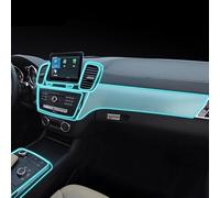 GUOSHENGYO Car Navigation GPS Screen Protector Invisible Transparent Film TPU Interior Film，For Mercede Benz GLE GLS 2015-2019