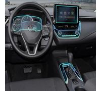 GUOSHENGYO Car Navigation GPS Screen Protector Invisible Transparent Film TPU Interior Film，For Toyota Corolla Cross 2020-2024