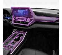 GUOSHENGYO TPU Transparent Car Interior Film Dashboard Board Center Console Scratch Resistant Film,for Toyota Highlander 2020-2022 Style A