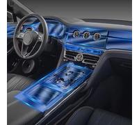 GUOSHENGYOCar Interior Film Central Console Gear Dashboard Panel Navigation Screen TPU Transparent Protective Film,For Bentley Flying Spur 2020-2023