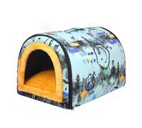 GUOXIAR Outdoor Waterproof Small Dog House, Indoor Warm Cat Sleeping Bed Mat, Comfortable Puppy Sofa Cave, Pet Nest for Small Dogs Cats Rabbit Totoro(#5,M)