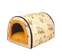 GUOXIAR Outdoor Waterproof Small Dog House, Indoor Warm Cat Sleeping Bed Mat, Comfortable Puppy Sofa Cave, Pet Nest for Small Dogs Cats Rabbit Totoro(#3,M)