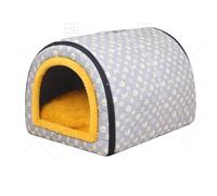 GUOXIAR Outdoor Waterproof Small Dog House, Indoor Warm Cat Sleeping Bed Mat, Comfortable Puppy Sofa Cave, Pet Nest for Small Dogs Cats Rabbit Totoro(#1,M)