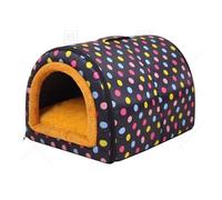 GUOXIAR Outdoor Waterproof Small Dog House, Indoor Warm Cat Sleeping Bed Mat, Comfortable Puppy Sofa Cave, Pet Nest for Small Dogs Cats Rabbit Totoro(#4,S)