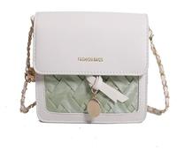 GUOXU Bag Shoulder Crossbody Bag Chain Small Square Bag(Green)