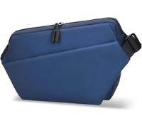 GUOXU Business men's waist bag, crossbody bag, outdoor casual portable bag(Blue)