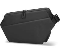 GUOXU Business men's waist bag, crossbody bag, outdoor casual portable bag(D)