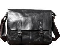 GUOXU Casual Briefcase Men Handbag Messenger Bag Shoulder Crossbody Bag Document Bag