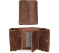 GUOXU Casual Wallet Case Credit Card 3-in-1 Wallet for men and women Men's leather fashion Anti-theft scanning wallet with wallet(Coffee2)