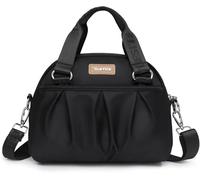GUOXU Crossbody Bag for Women Nylon rainproof Shoulder Purse Lightweight Messenger Handbag(Black)