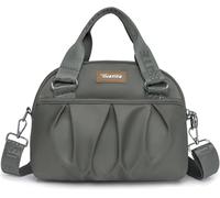 GUOXU Crossbody Bag for Women Nylon rainproof Shoulder Purse Lightweight Messenger Handbag(Grey)