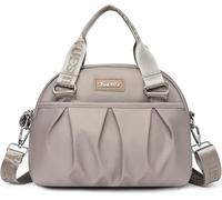 GUOXU Crossbody Bag for Women Nylon rainproof Shoulder Purse Lightweight Messenger Handbag(Khaki)
