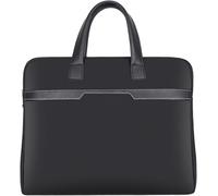 GUOXU Document bag, office zipper briefcase, business thickened hand-held document bag