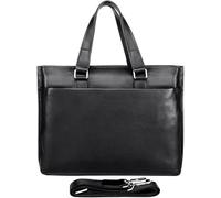 GUOXU Handbag Briefcase Large Capacity Storage Business Portable Document Bag Commuter Bag