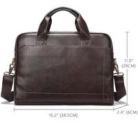 GUOXU Handbag Business Bag Top Layer Cowhide Briefcase Laptop Bag(3)