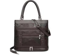 GUOXU Handbags for women Designer Leather Ladies Shoulder Bag Fashion Design Women's Handbag Women Messenger Bags(Brown)