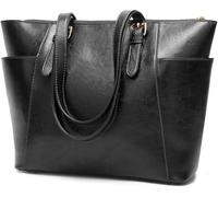 GUOXU Handbags for women Lady's Handbag Satchel Bag Large Capacity Shoulder Bag Diagonal(Black)