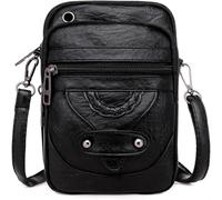 GUOXU Handbags for women Multifunctional Shoulder Bag Lady's Crossbody Bag Purse Mobile Bag Lady's Handbag(Black)