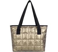GUOXU Handbags for women Padded Bag Lady Shoulder Bag Cotton Cross Body Bag Winter Handbag(Gold)