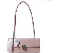 GUOXU Ladies' casual single-shoulder silver bag, single-shoulder underarm bag(Pink)