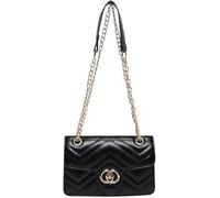 GUOXU Ladies' single-shoulder crossbody bag, fashionable hand-held crossbody bag storage(Black)