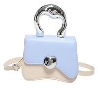 GUOXU Ladies' single-shoulder crossbody bag, fashionable hand-held crossbody bag storage(Blue)