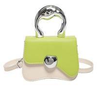 GUOXU Ladies' single-shoulder crossbody bag, fashionable hand-held crossbody bag storage(Green)