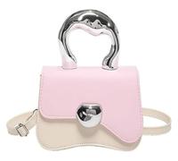 GUOXU Ladies' single-shoulder crossbody bag, fashionable hand-held crossbody bag storage(Pink)