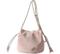 GUOXU Ladies' single-shoulder crossbody bag, fashionable hand-held crossbody bag storage(Pink)
