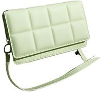 GUOXU Ladies' small square shoulder bag, simple small bag, single-shoulder bag, crossbody bag(Green)