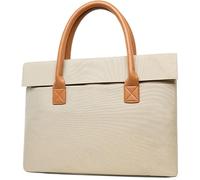 GUOXU Large capacity solid color briefcase business 15.6 inch laptop bag