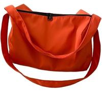 GUOXU Large Oxford Cloth Bag Shoulder Fitness Bag Crossbody Bag(Orange)