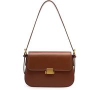 GUOXU Leather Crossbody Bag Shoulder Bag Satchel Purses Handbag for Ladies Vacation Travel Shopping(Caramel)