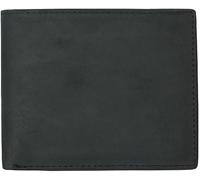 GUOXU Leather Men's Wallet Double fold Vintage Money Clip Short Card Bag(1)