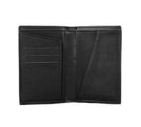 GUOXU Leather Passport Bag Business Wallet Leather Wallet Vintage Cowhide Passport Holder Men's Wallet(E)