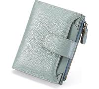 GUOXU Leather Women's Purse Women's Short Multi-Functional Coin Purse Driver's License Wallet