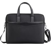 GUOXU Men's Business Briefcase Tote Large Capacity File Bag Meeting File Bag Office