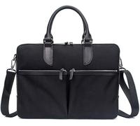 GUOXU Men's Oxford Cloth Briefcase Large Capacity Commuter Computer Bag Men's Shoulder Bag