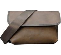GUOXU Men's personalized shoulder bag, crossbody bag, small bag, fashionable men's personalized crossbody bag