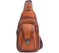 GUOXU Men's Slant Shoulder Bag Men Chest Bag Temperament Large Capacity Bags For Men(1)